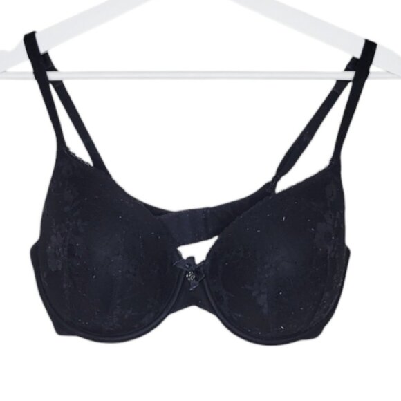 PICK 3 FOR $20 Body By Victoria's Secret Bra Lined Perfect Coverage Black 34DD - Picture 1 of 6